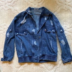 Carmar distressed denim jacket